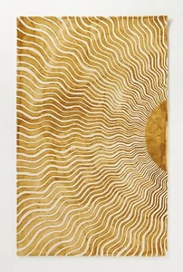 Sun Rug Hand Tufted Modern Woolen Carper Area Rug Irregular Shaped Bedroom Rugs - Picture 1 of 5