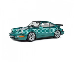 for SOLIDO for PORSCHE for 964 for TURBO 3.6 1991 Green 1:18 Model - Picture 1 of 7