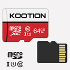 KOOTION Ultra Micro SD 32GB 64GB 128GB SDXC Memory Card TF Class 10 SD Adapter