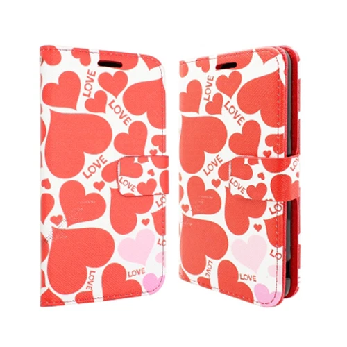 Capa flip fólio couro sintético estilo diário com suporte + capa aba magnética para LG G5 - Imagem 1 de 1