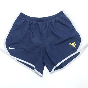 Nike Dri-Fit Shorts Girls XL Navy White Elastic Waist West Virginia Mountaineers - Picture 1 of 5