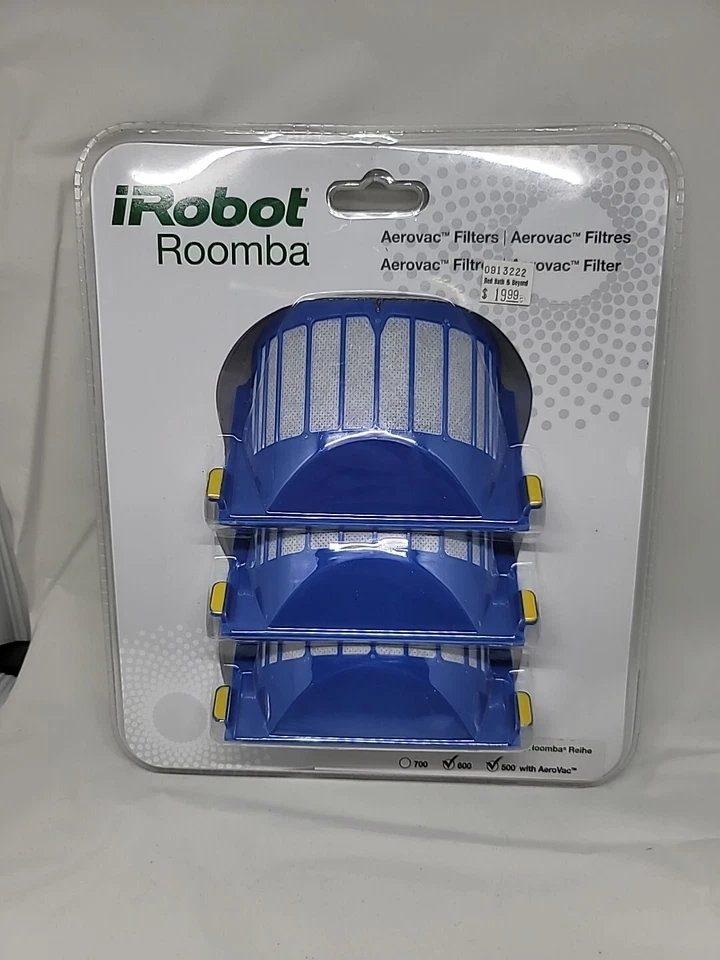 iRobot Roomba Set of 3 - Series 600 & 500 With Aerovac Filters 20939