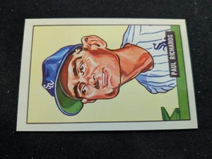 Tarjeta de béisbol 1951 reimpresión Bowman # 195 Paul Richards - Medias Blancas de Chicago (nuevo) - Imagen 1 de 3