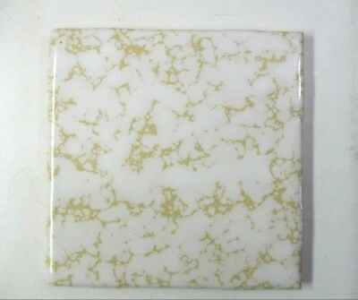 1 настенная плитка CGSC США керамическая 4-1/4 бычий нос горчичный желтый яблоко бежевый морщинистый - Изображение 1 из 4