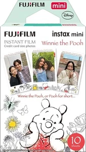 Fuji Instax Mini 8 Film Pooh Frame Design 10 sheets Japan - Picture 1 of 4