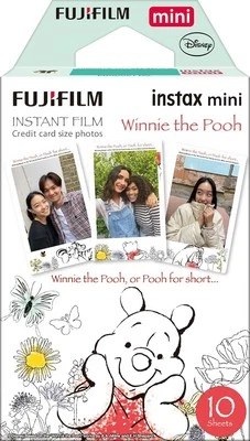 Fuji Instax Mini 8 Film Pooh Frame Design 10 sheets Japan - Image 1 of 4