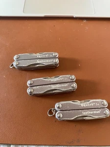 3 X LEATHERMAN SQUIRT S4 MINI TOOL SCISSORS KNIFE MULTI TOOL - Foto 1 di 1