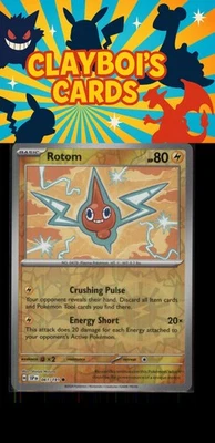 Rotom Reverse Holo SV08: Surging Sparks 061/191 Pokemon TCG NM+ - Image 1 of 2
