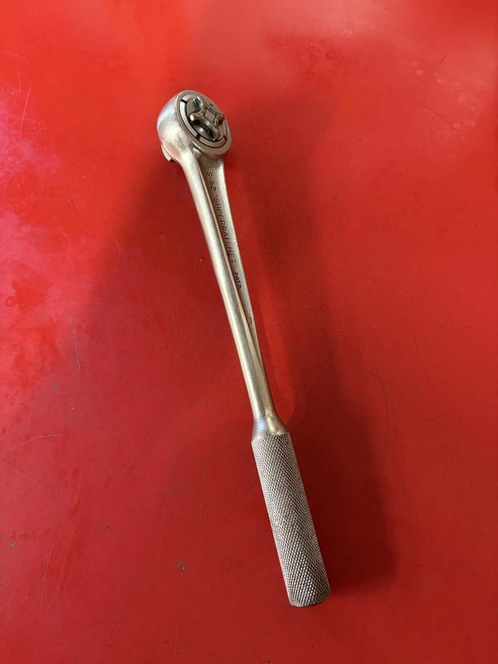 Williams 1/2" Drive Ratchet Superratchet Knurled Handle S-52 Made In USA Tool - Image 1 of 4