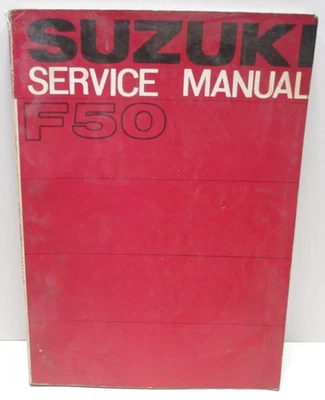 1970 70 Suzuki F50 OEM Service Manual - Image 1 of 4