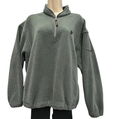 Vintage FootJoy Fleece Pullover Women’s Medium Gray Zip Golf Polartec Logo - Image 1 of 4