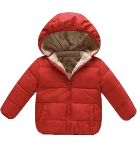 Baby Girls Boys' Winter Fleece Jackets With Hood Size 90 - Picture 1 of 4