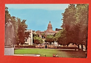 Now Long Gone VIEW OF CAPITOL (MALL) FROM UNIVERSITY OF TEXAS AUSTIN Vintage - Picture 1 of 2