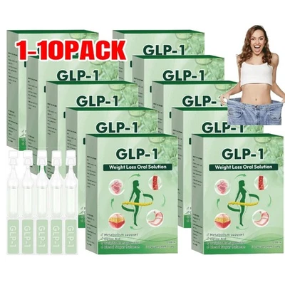 GPL-1 Solución Oral para Pérdida de Peso - Ayuda Natural para Desintoxicación Soporte Metabolismo 4 un./Caja