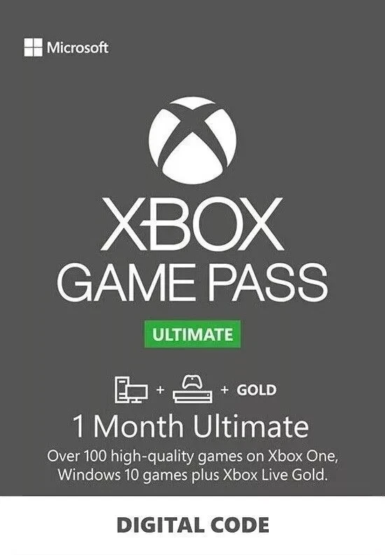 Xbox Game Pass Ultimate — подписка на 1 месяц — существующие пользователи - Изображение 1 из 1