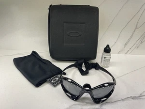 Oakley Water Jacket Jet Black Sonnenbrille - Black Iridium belüftet - BESCHREIBUNG LESEN - Bild 1 von 7