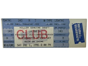 Vtg Blockbuster Concert Ticket LA Mafia Full Ticket 7/1/1995 1990s Advertising - Picture 1 of 6