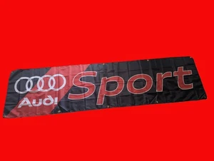New AUDI SPORT 2'X8' BANNER FLAG - Picture 1 of 2
