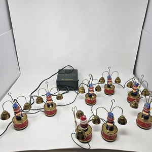Vintage 1992 Mr. Christmas Santa's Marching Soldiers Band Musical Bells 35 Songs - Picture 1 of 6
