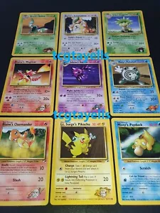 Gym Heroes Set Pokemon Cards - Commons Uncommons - Pick From List - Picture 1 of 125