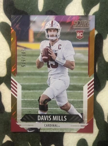 2021 Score Davis Mills Lava RC Houston Texans 307/575 #363 - Picture 1 of 1