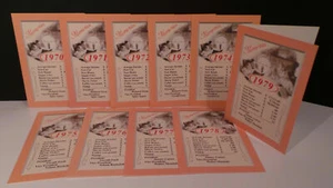 MEMORIES GREETING CARD 1920s 1930s 1940s 1950s 60s 70s 80s 1990 - CHOOSE YEAR - Picture 1 of 9