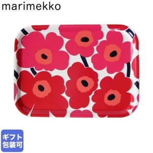Marimekko Tray MINI UNIKKO Mini Unikko Tray Length 7.8in Width 9in Height 0.3in - Picture 1 of 5