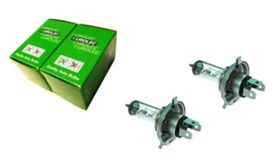 Eurolec H4 Headlight Bulbs x 2 Fit Volkswagen Bora Fox Golf Polo UP Transporter* - Picture 1 of 2