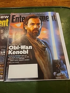 Entertainment Weekly Star Wars Obi-Wan Kenobi Cover April 2022 And Grogu 2020  - Foto 1 di 4