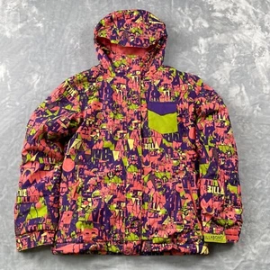 Billabong Ski Jacket Girls XL 14 yrs Pink Purple 8K Insulated Snowboard Ladybug - Picture 1 of 16