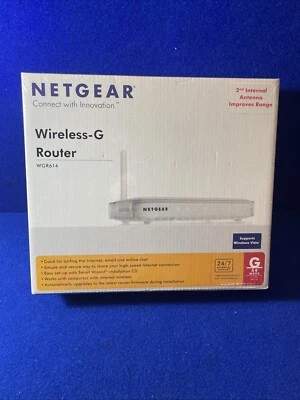 NETGEAR WGR614 54 MBPS 4-PORT 10/100 WIRELESS G ROUTER NEW SEALED - Image 1 of 4