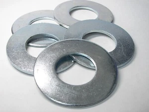 LARGE USS Type A Flat Washers Steel, 4-1/2" OD & 2" ID Thickness: 0.1875" - Picture 1 of 3