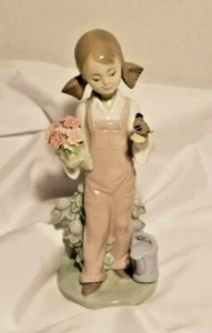 LLADRO Frühlingsmädchen Figur Spanien Brillo 5217 Originalkarton Top Zustand - Bild 1 von 9