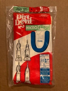 3 Stück Dirt Devil Typ U Staubsaugerbeutel MicroFresh 3-920750-001 - Bild 1 von 2