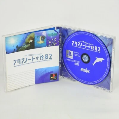 THE AQUANAUTS HOLIDAY 2 PS1 Playstation ccc For JP System p1 - Image 1 of 2