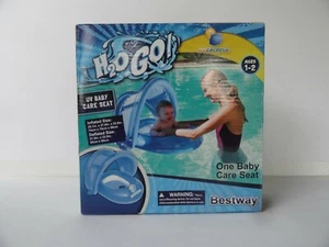 H20 GO UV CARE Aufblasbarer Baby Pflegesitz Baby Floß Floß mit Schirm - Bild 1 von 2