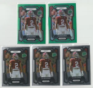 Lote de tarjetas de prospecto con clasificación Caleb Downs Prizm Draft Picks 2024/verde/base - Imagen 1 de 1