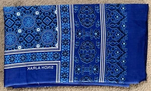 Sindhi Ajrak Traditional of Pakistan and Rajasthan India US Seller size 78"x52" - Picture 1 of 11