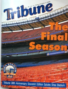 Shea Stadium The Final Season Tribune Magazine March 27, 2008 - Picture 1 of 6