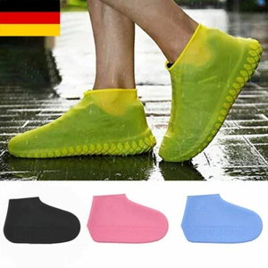 Wasserdichte Schuh Überzieher Überschuhe Fahrrad Schuhe Regenschutz Rutschfest ! - Picture 1 of 21