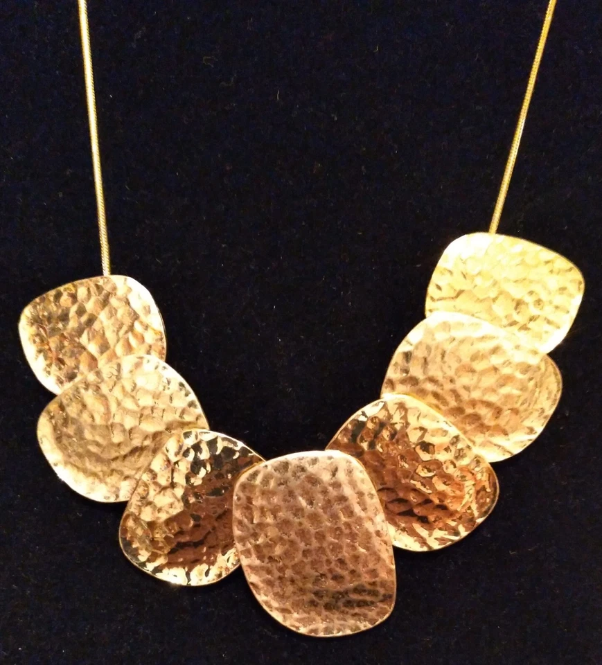 Collar Ralph Lauren oro martillado vintage Foto 1 de 1