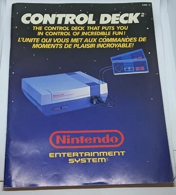 [CAN-2] Nintendo Entertainment System Control Deck Instructional Booklet ONLY - Image 1 of 2