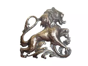 Vintage Guglielmo Cini Jewelry Sterling Silver 925 Leo Zodiac Large Brooch Pin - Picture 1 of 7