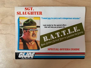 VINTAGE 1970er GI JOE MARKETING WERBUNG BESTELLFORMULARE - Bild 1 von 6