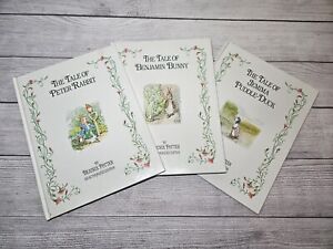 Beatrix Potter Hardcover Book Lot of 3 - 1991 Ottenheimer -Tales of Peter Rabbit