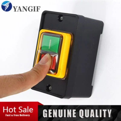 KA0-10KH Push Button Switch ON/OFF Single Phase Waterproof Automatic Reset UK - Image 1 of 4