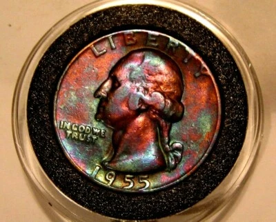 1955 WASHINGTON QUARTER ID NO. 21-6 - Image 1 of 2