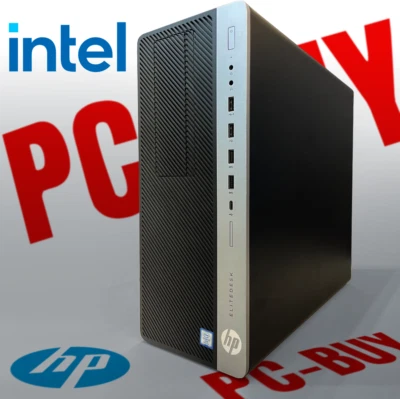 HP Gaming PC Desktop Intel i7 16GB RAM RX 570 512GB SSD Windows 11 PRO WiFi - Image 1 of 2