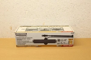 Universal Hardware UH4033 Matte Black Heavy-Duty Commercial Door Closer - Picture 1 of 9