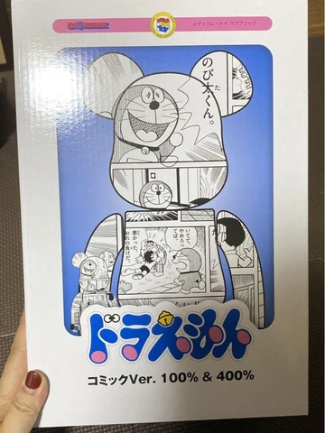 Medicom Toy BE@RBRICK Doraemon Comic Ver. 100% & 400% Bearbrick Figure Japan Cover